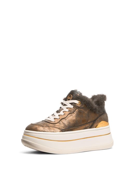 Michael Kors Natural Hayes Lace Up Sneaker
