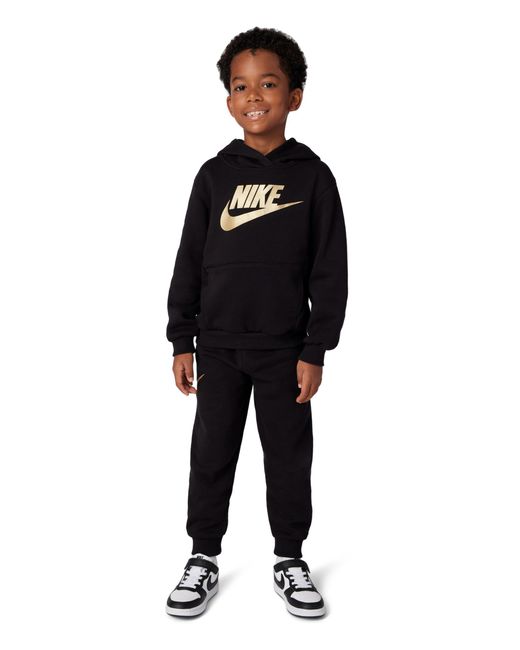 womens black and gold nike hoodie