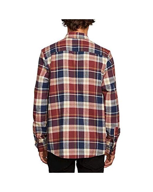 Fubotevic Mens Flannel Cotton Long Sleeve Plaid Print Casual Flannel Dress Work Shirt 