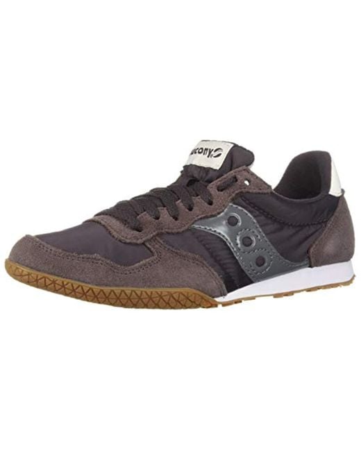 Saucony Brown Originals Bullet Sneaker, Coffee/gum for men