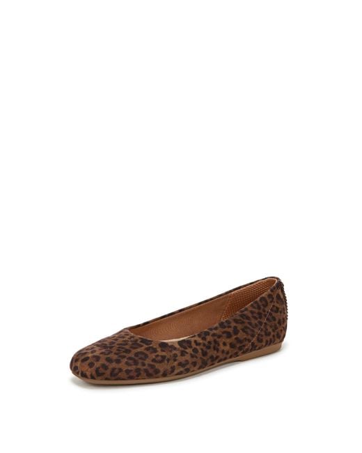 Dr. Scholls Dr. Scholl's S Wexley Slip On Ballet Flat Loafer Brown/black Leopard 9 M