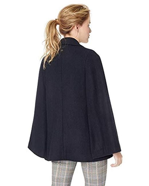 calvin klein wool cape coat