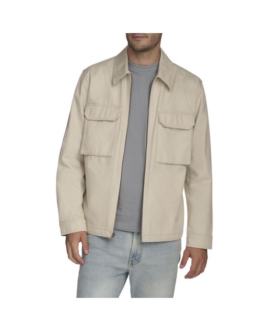 Levi's Men's Natural 2-chest Pocket Workwear Shacket