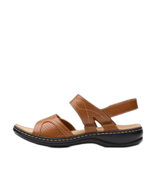 Clarks Leisa Weide Sandaal in het Brown