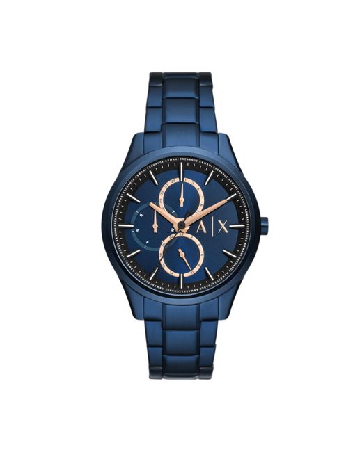 Emporio Armani Armani Exchange A|x Multifunction Blue Stainless Steel Watch for men
