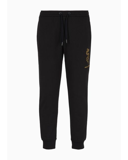 Armani Exchange Limited Edition Lunr New Yer Cpsule Drgon Joggers in Black for Men Lyst