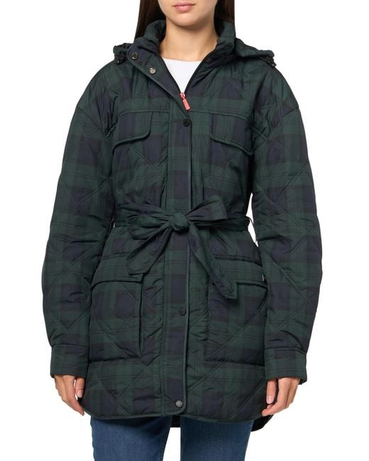 Hunter Black Friday Semi Cire Self Packable Quilted Jacket