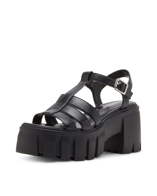 Madden Girl Black Galexia Heeled Sandal