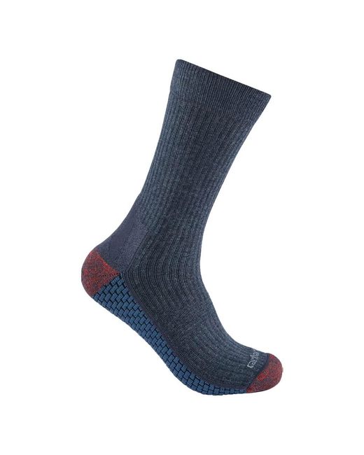 Carhartt Blue Force Grid Midweight Crew Sock for men