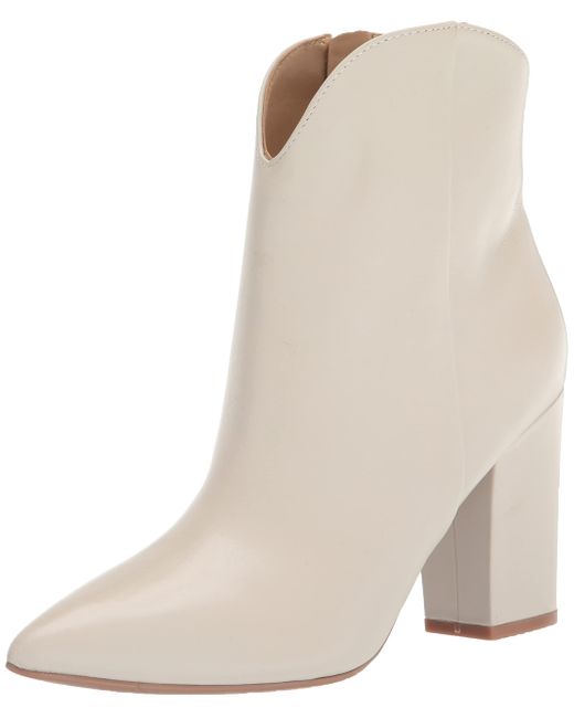 Nine West Ghost Ankle Boot in Natural | Lyst