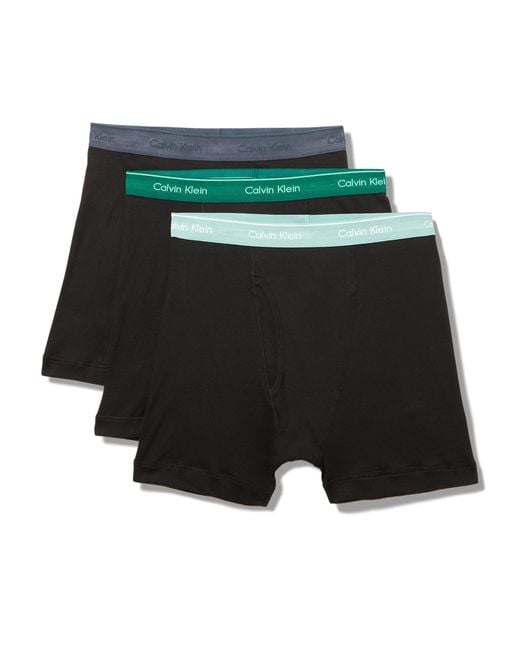 Calvin Klein Green Cotton Classics 3-pack Boxer Brief for men