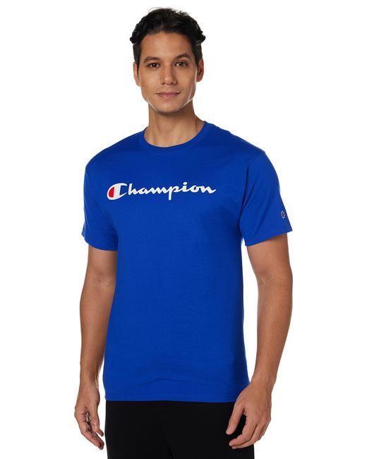 Champion Blue Unisex Adult Classic T-shirt