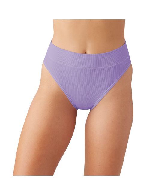 Wacoal Purple Balancing Act Hi Cut Brief Panty