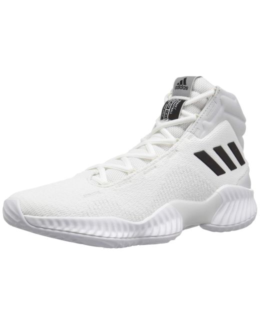 Adidas White Originals Pro Bounce 2018 Basketball Shoe for men