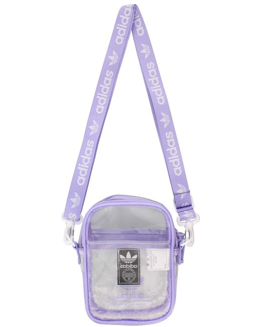 adidas Originals Clear Festival Crossbody Bag in White Lyst