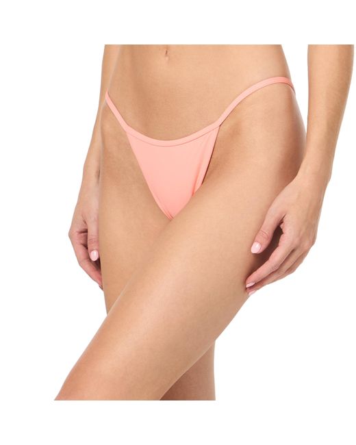 Volcom Brown Standard Simply Seamless Tiny Bikini Bottom
