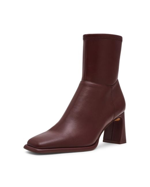 Steve Madden Brown Harp Ankle Boot