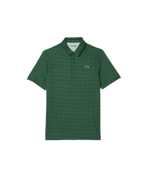 Lacoste Green Regular Fit Golf Performance Polo Shirt for men