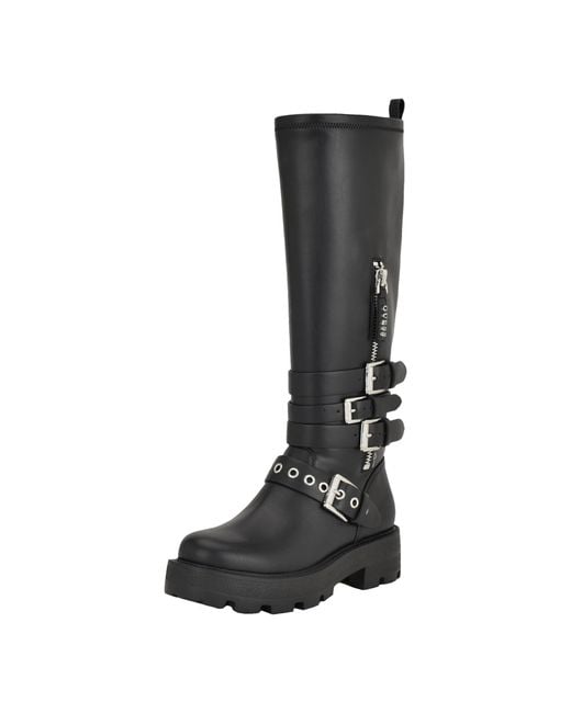 Guess Black Yanky Knee High Boot