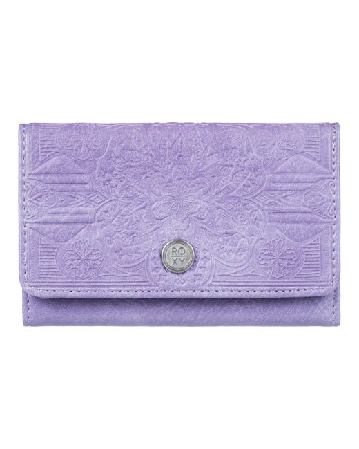 Roxy Purple Crazy Diamond Tri-fold Wallet