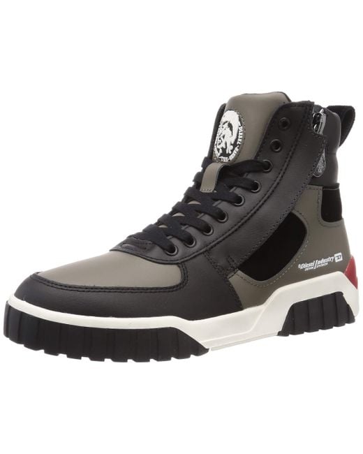 DIESEL Black Le S-rua Mid Sk Sneakers for men