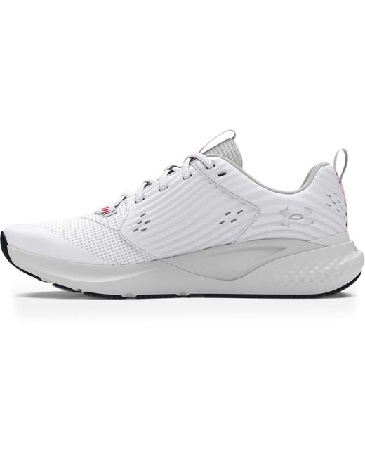 Under Armour White Charged Commit Trainer 4, for men