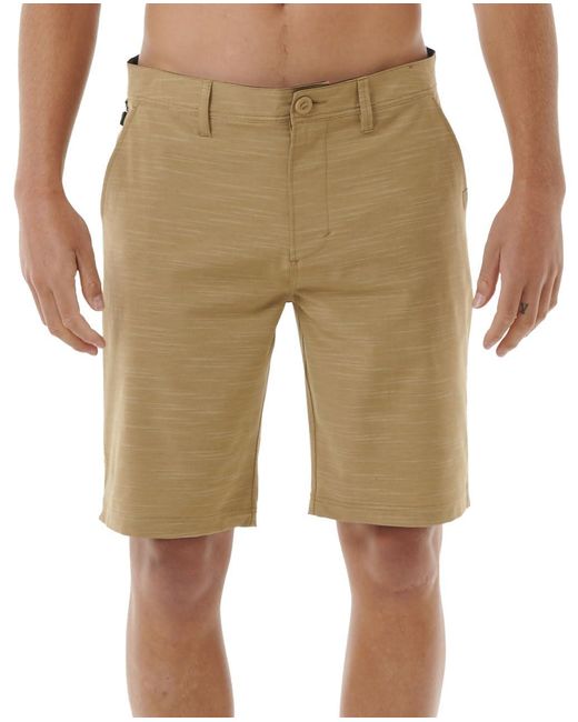 Rip Curl Natural Boardwalk Jackson 20" Shorts Dark Khaki for men
