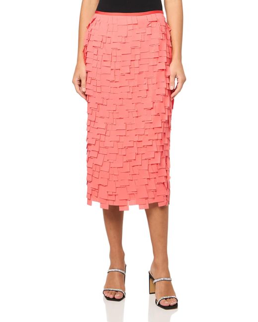 Trina Turk Pink Midi Pencil Skirt
