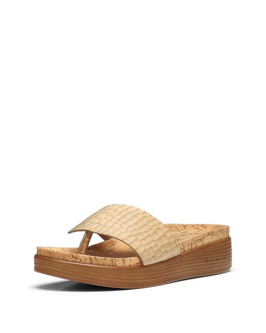 Donald J Pliner Brown Donald Pliner Fifi Slide Sandal