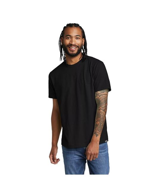 Eddie Bauer Black Legend Wash 100% Cotton Short-sleeve Classic T-shirt for men