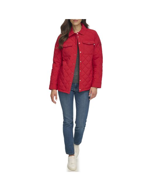 Tommy Hilfiger Red Everyday Transitional Shacket