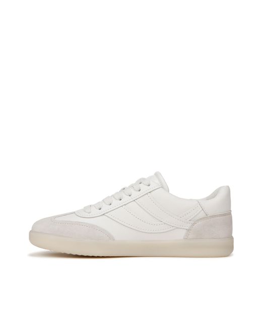 Vince S Oasis-w Lace Up Fashion Sneaker Chalk White Leather 5.5 M