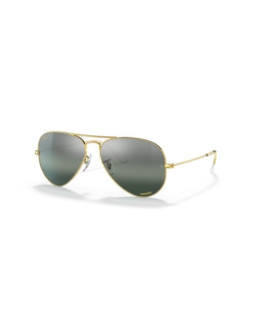 Ray-Ban Black Rb3025 Classic Aviator Sunglasses