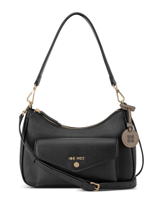 Nine West Black Caireann Medium Shoulder Bag