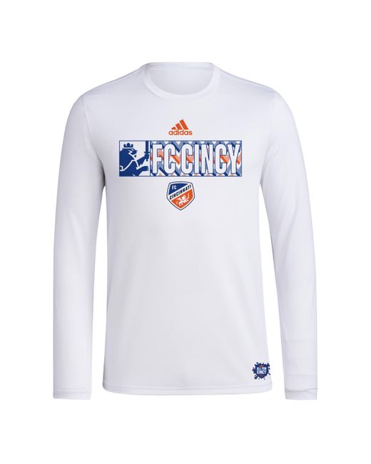 Adidas Blue Long Sleeve Pre-game Jersey for men