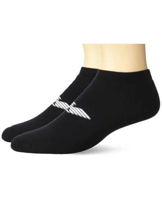 Emporio Armani , 2-pack Ankle Socks, Black, One Size for men