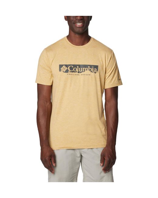 Columbia Natural Kwick Hike Graphic Short Sleeve Tee for men