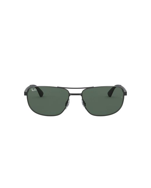 Ray-Ban Green Rb3528 Square Sunglasses for men