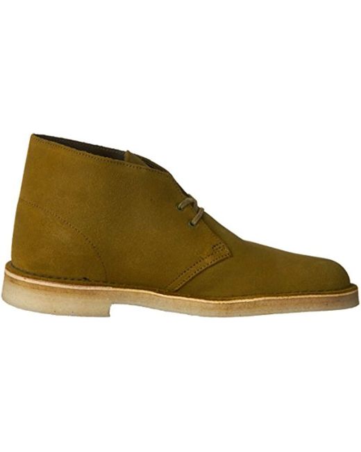 Clarks Leather Originals Desert Boot in Forest Green Suede (Green) for ...