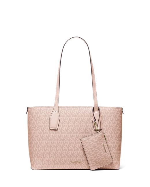 Michael Kors Pink Charlie Medium Tote With Zmall Zip Case