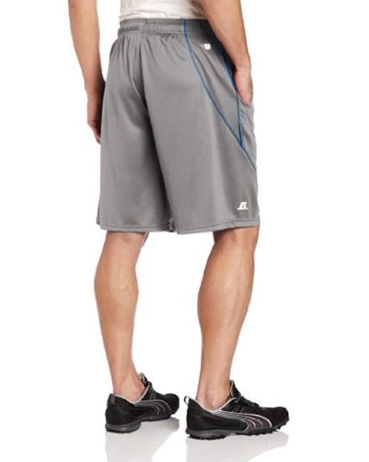 Russell Athletic Dri-power 360 Short in Gray for Men | Lyst