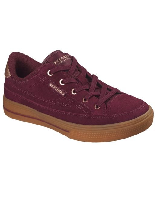 Skechers Purple Arch Fit Gallery Sneaker