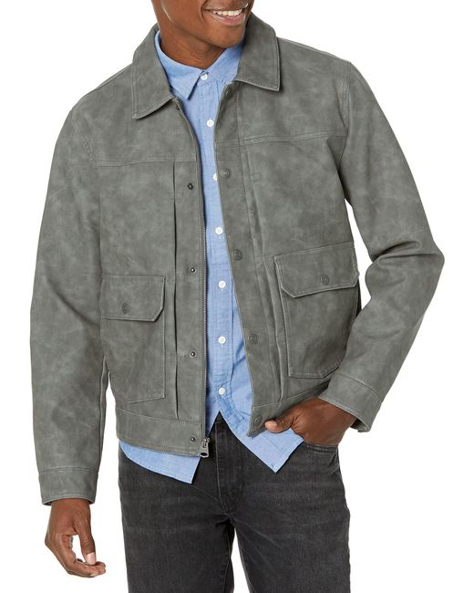 Levi's Gray Lightweight Trucker Shirt Jacket for men