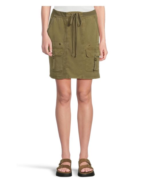 XCVI Green Leto Mini Skirt