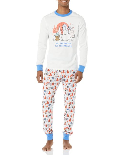 Disney Snug-fit Cotton Pajamas Bas de Pyjama Amazon Essentials pour homme en coloris White