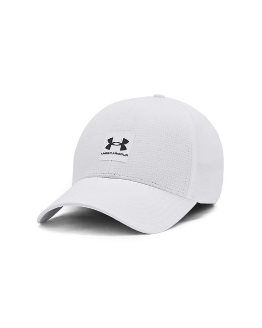 Under Armour White Iso-chill Armourvent Stretch Fit Hat, for men