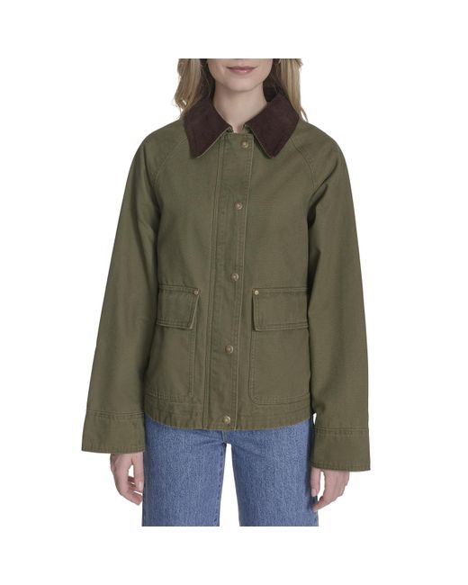 Levi's Green Short Cotton Barn Jacket