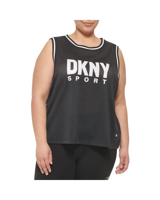 DKNY Black Summer Tops Short Sleeve T-shirt