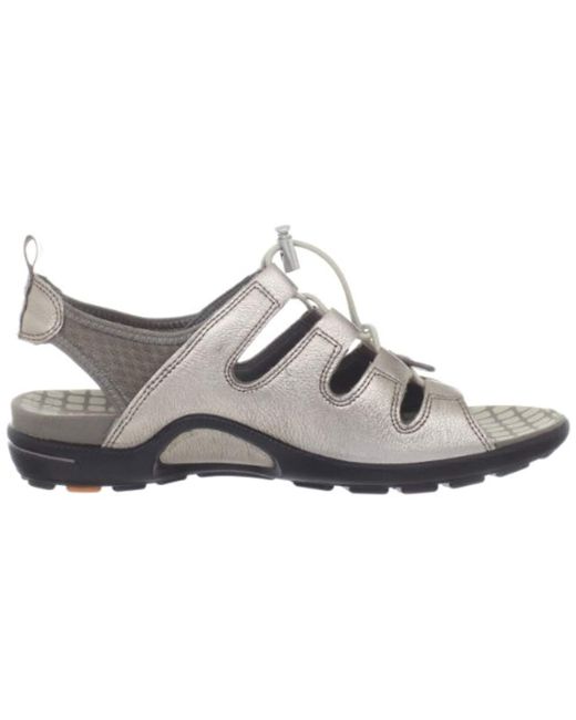 Ecco Jab Toggle Sandal in Gray | Lyst