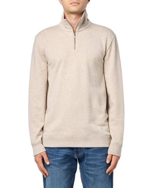 Vince Natural S Mottled Marl Crew for men